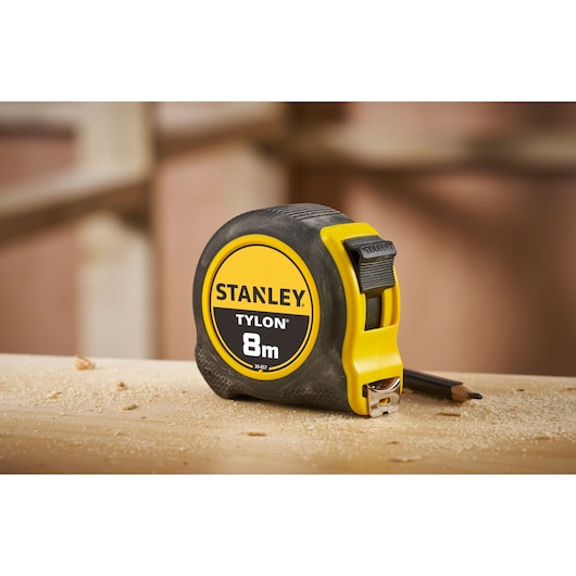 STANLEY® Tylon™ 8M (25mm wide) Tape Measure