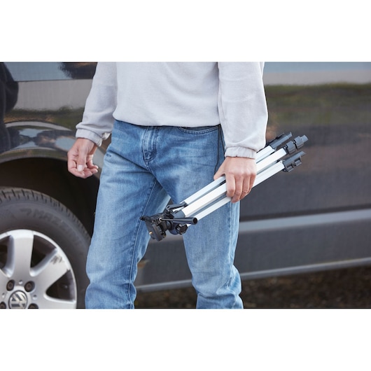 STANLEY® Kolmijalka lasertyökaluille ja kameroille 1/4" kierrekiinnityksellä