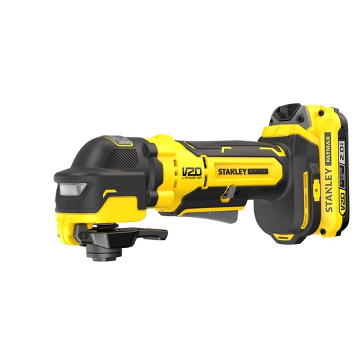 18V STANLEY® FATMAX® V20 Brushless Oscillating Multi-Tool with 2 x 2.0Ah Lithium-Ion Batteries and Kit Box