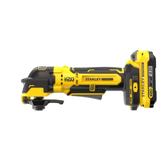 18V STANLEY® FATMAX® V20 Brushless Oscillating Multi-Tool with 2 x 2.0Ah Lithium-Ion Batteries and Kit Box