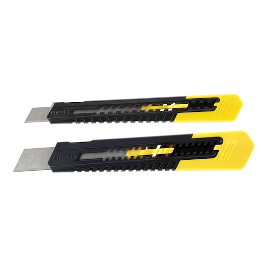 STANLEY®Katkoteräveitsi Tuplapakkaus - 9mm & 18mm