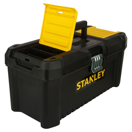 STANLEY® ESSENTIAL™-työkalupakki metallisalvoilla 16"