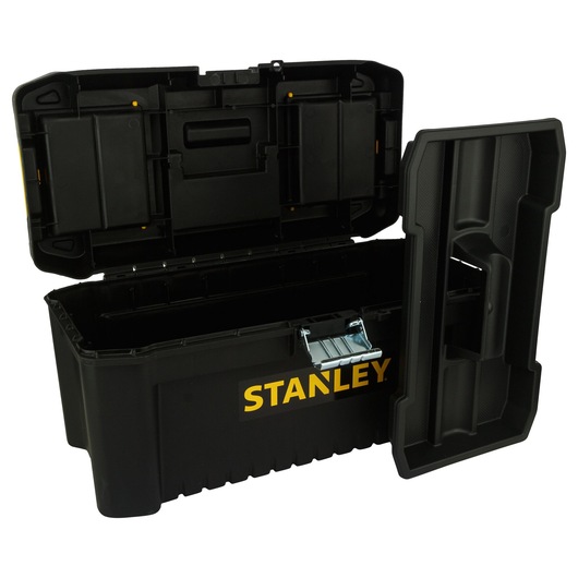 STANLEY® ESSENTIAL™-työkalupakki metallisalvoilla 16"