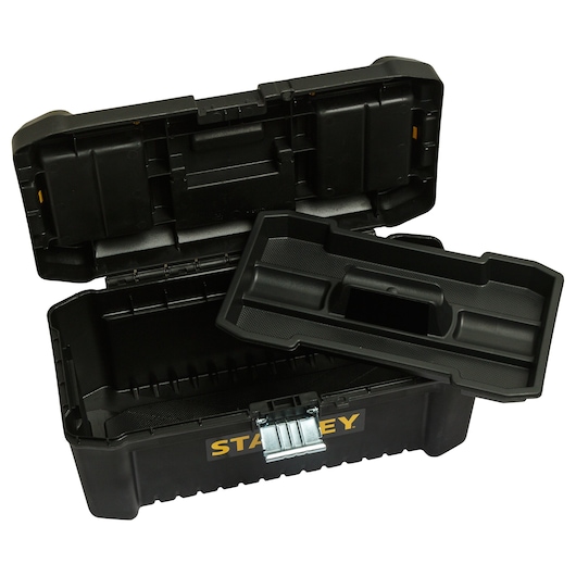 STANLEY® ESSENTIAL™-työkalupakki metallisalvoilla 16"