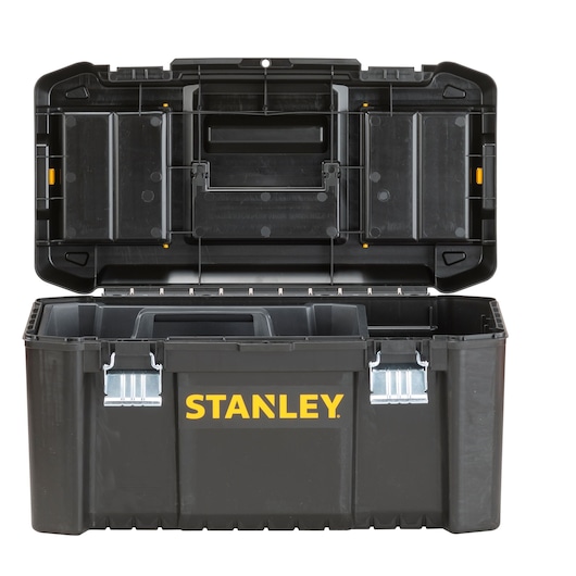 STANLEY® ESSENTIAL™-työkalupakki metallisalvoilla 19"